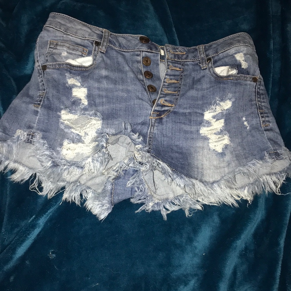 Light Wash Shorts